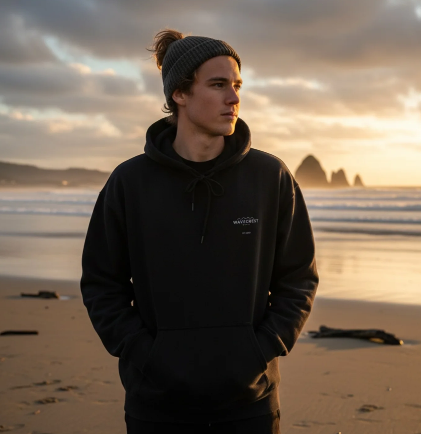 Unisex Wavecrest wear surf streetwear Hoodie