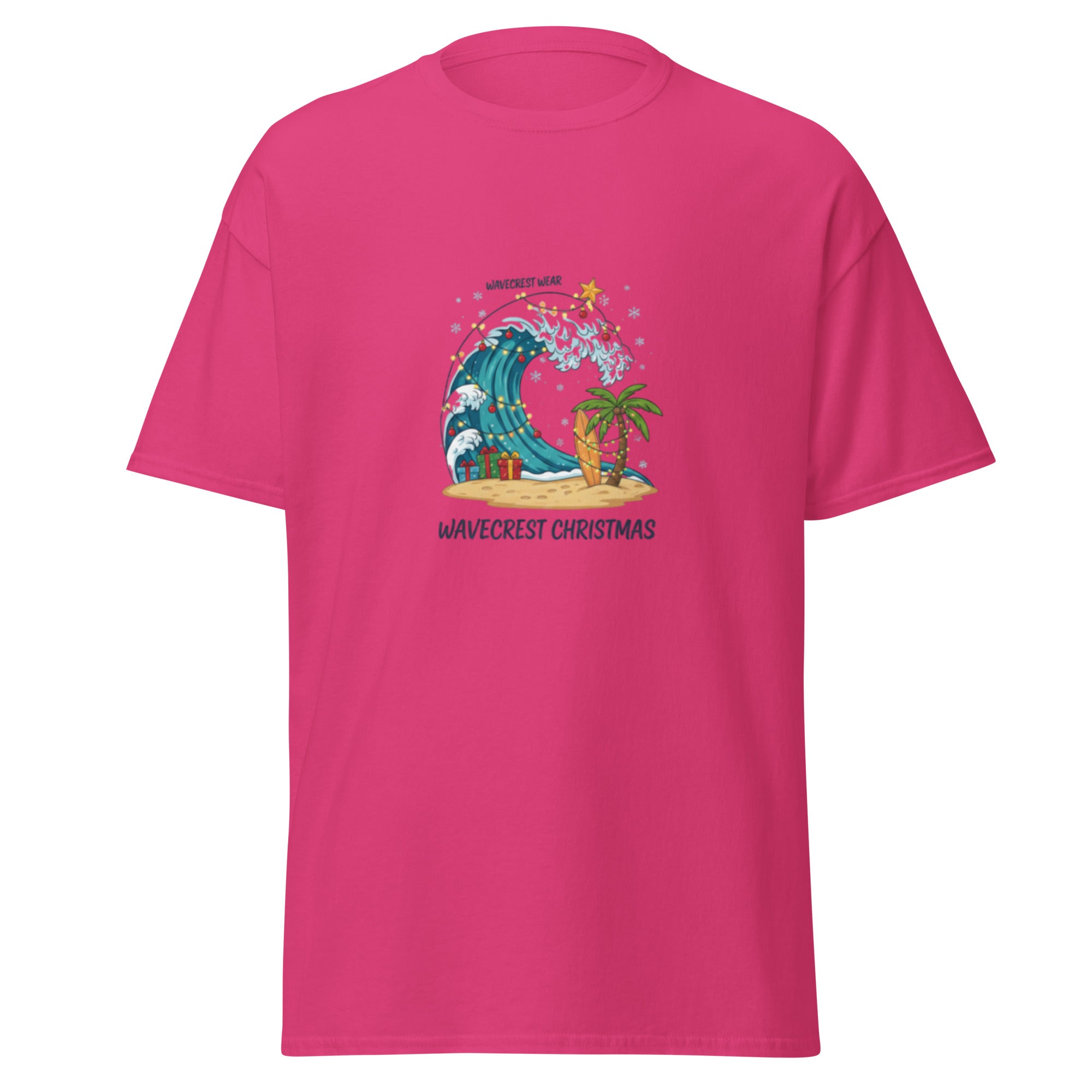 Wavecrest Wear Unisex Ocean Christmas Surf T Shirt - Wave Crest Wear