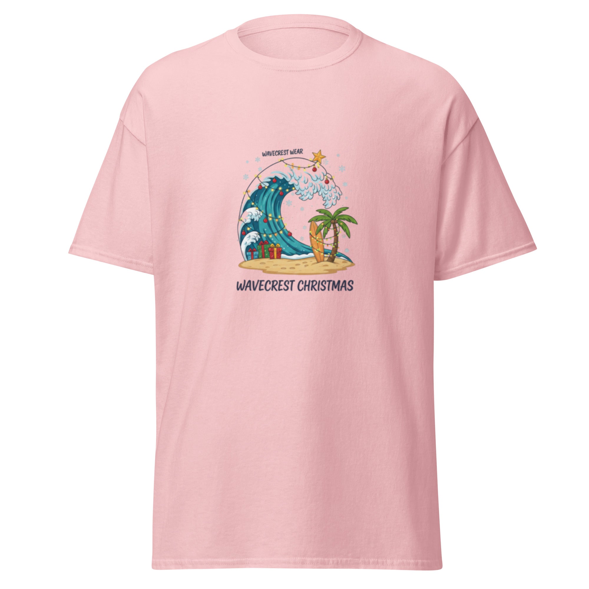Wavecrest Wear Unisex Ocean Christmas Surf T Shirt - Wave Crest Wear