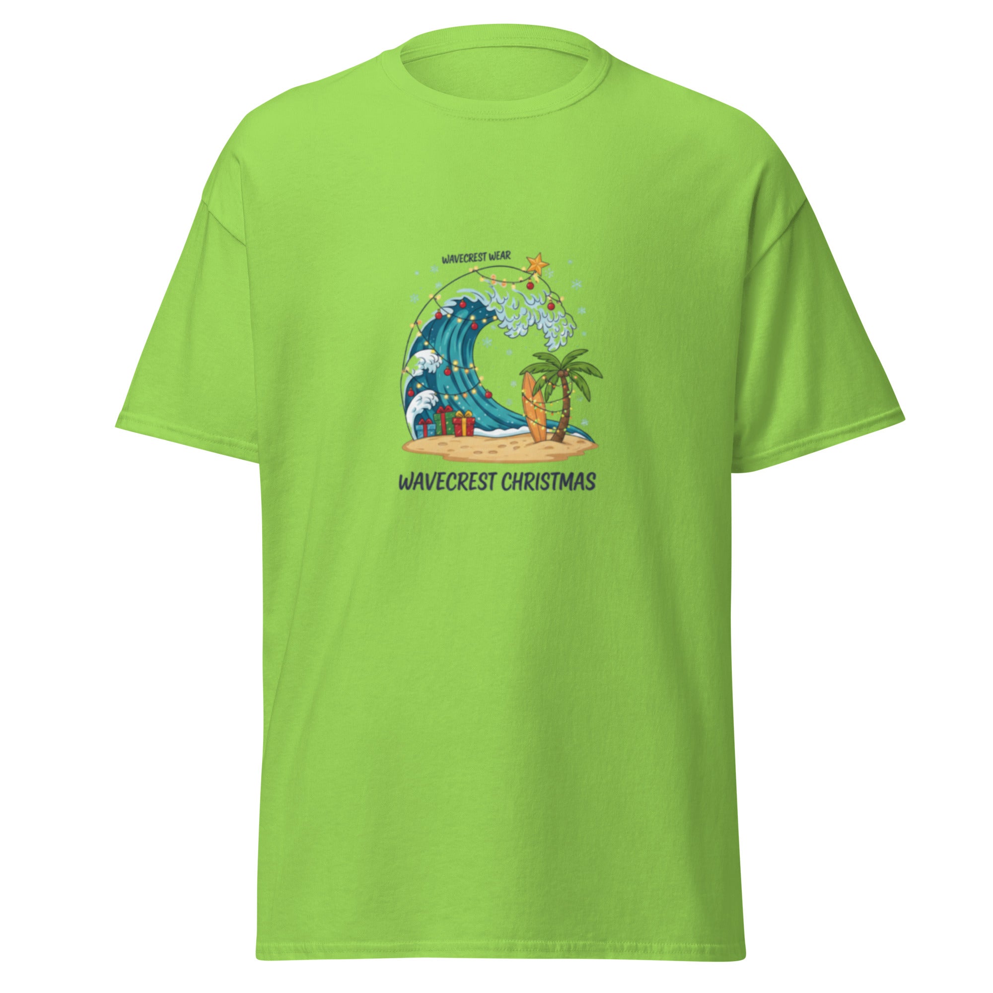 Wavecrest Wear Unisex Ocean Christmas Surf T Shirt - Wave Crest Wear