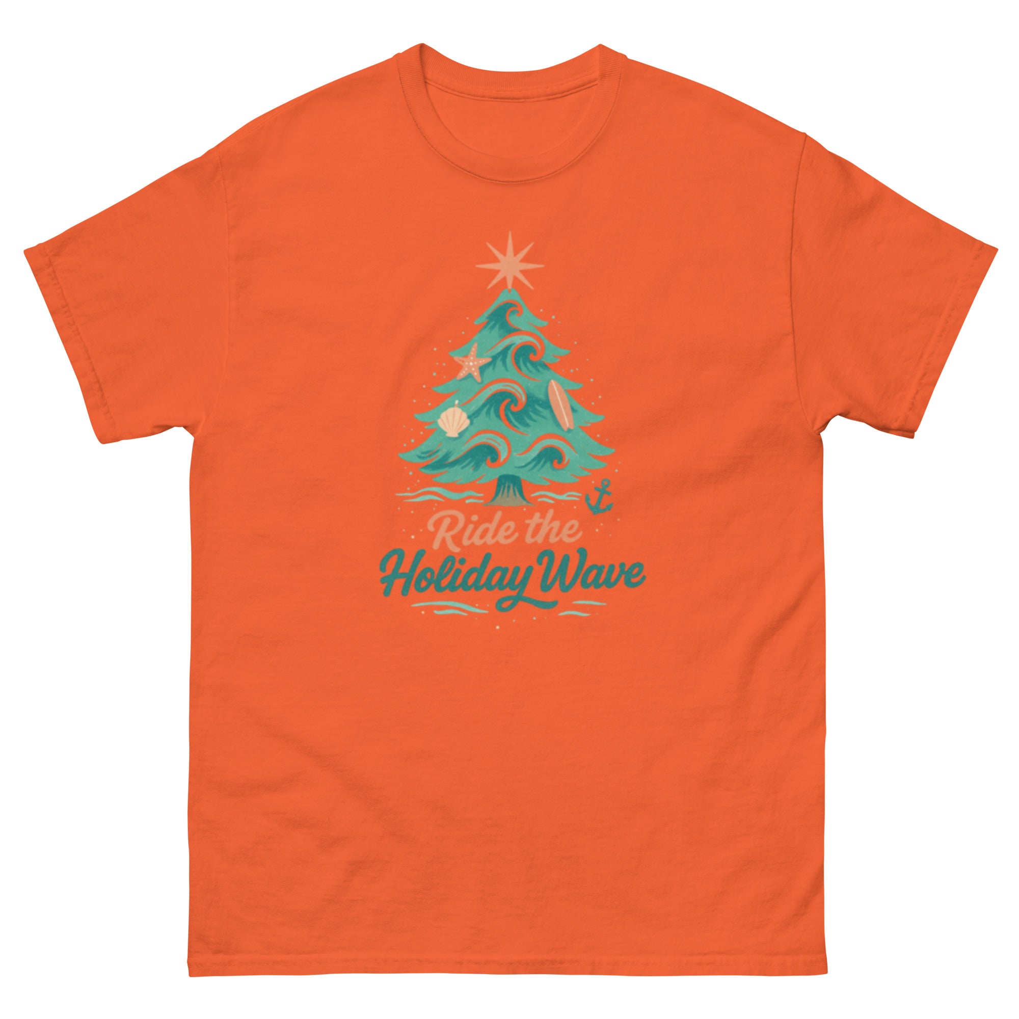 Limited Edition Ride the wave this Christmas Unisex classic T Shirt - Wave Crest Wear