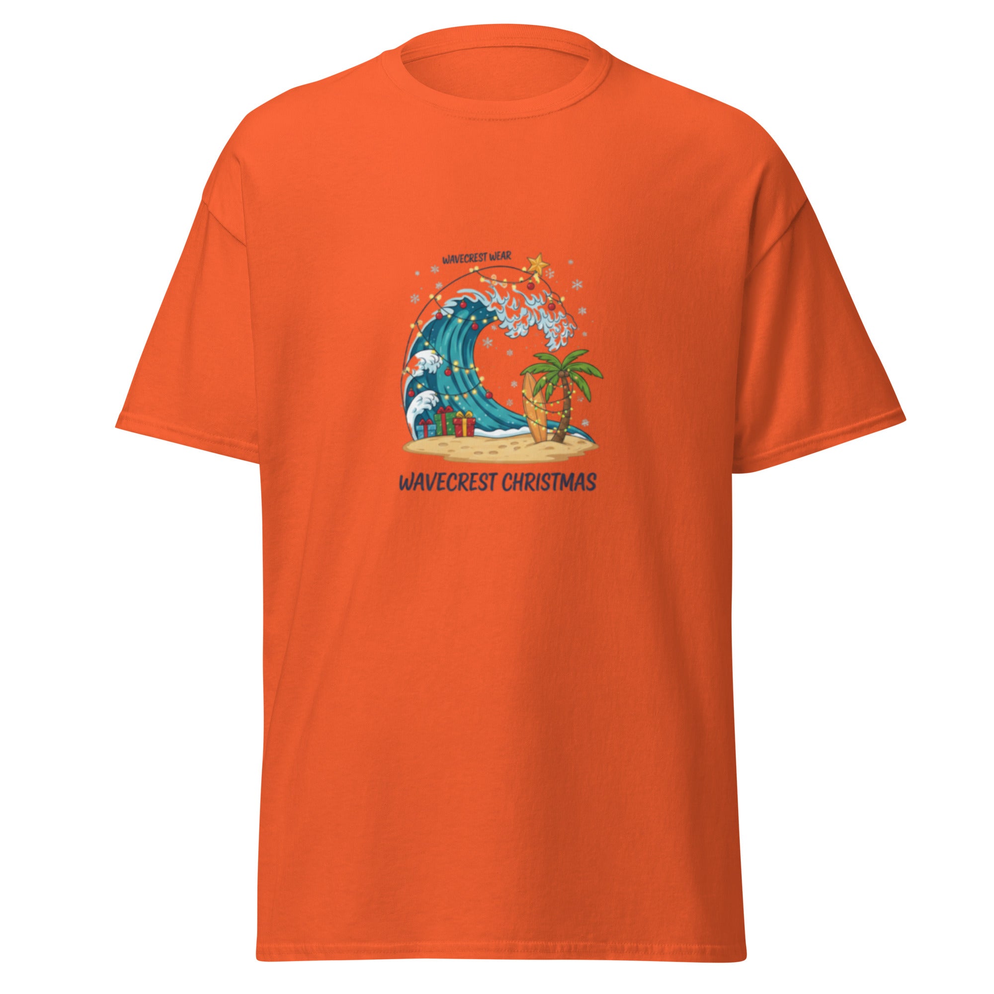Wavecrest Wear Unisex Ocean Christmas Surf T Shirt - Wave Crest Wear