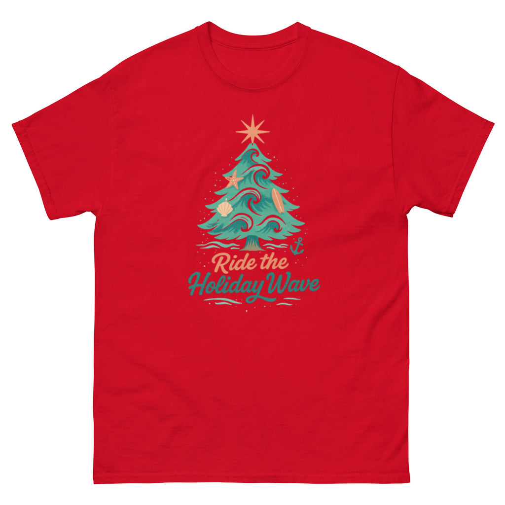 Limited Edition Ride the wave this Christmas Unisex classic T Shirt - Wave Crest Wear