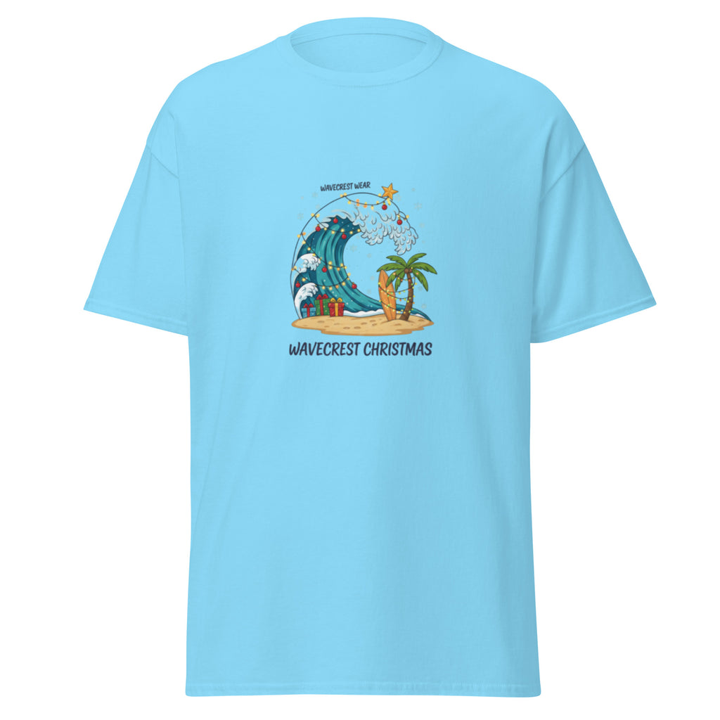 Wavecrest Wear Unisex Ocean Christmas Surf T Shirt - Wave Crest Wear