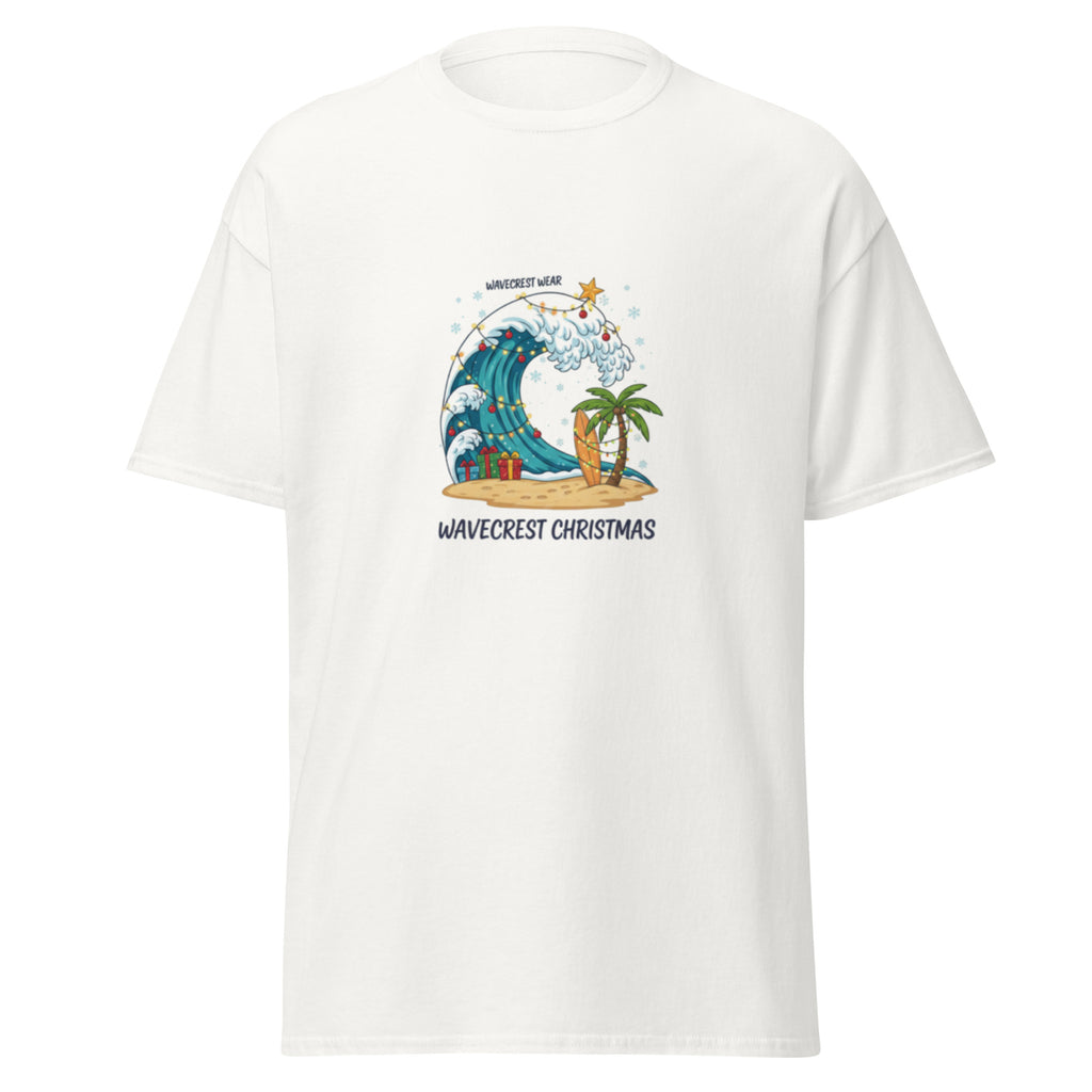 Wavecrest Wear Unisex Ocean Christmas Surf T Shirt - Wave Crest Wear
